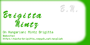 brigitta mintz business card